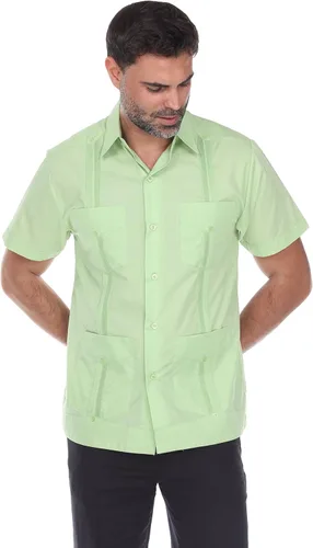 Vista 7 de Mojito Collection Camisa Guayabera de manga corta para hombre