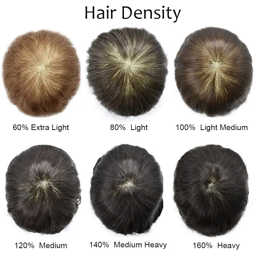 Vista 7 de Toupee - Sistema de cabello para hombre, monofilamento fino duradero, monofilamento europeo de repuesto para hombres, piezas de pelo