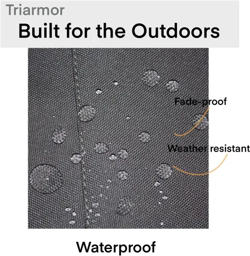 Vista 4 de Funda impermeable para tumbona de patio de 84 pulgadas