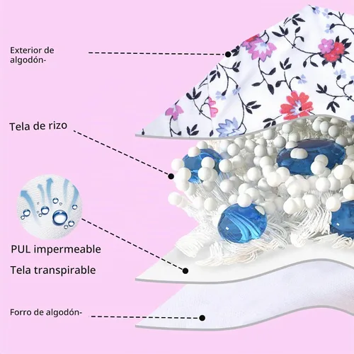 Vista 3 de BIG ELEPHANT Ropa interior de entrenamiento para niños pequeños, 100% Serie Floral