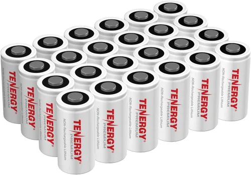 Vista 11 de Tenergy Paquete de 12 baterías de litio CR123A de 3 V no recargables, 1600 mAh para cámaras Arlo, baterías de litio fotográficas, cámaras