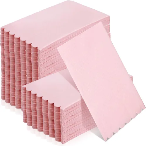 Vista 14 de Glenmal 60 servilletas de papel beige de 2 capas para invitados Servilletas de cóctel desechables para recepción de bodas, 13 x 16 pulgadas