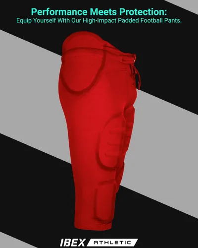 Vista 5 de Pantalones de fútbol integrados para adultos, pantalones de práctica de fútbol para hombre con almohadillas integradas