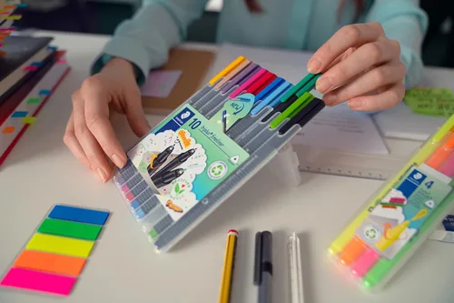 Vista 5 de Set de 10 lápices de colores Staedtler Triplus, varios