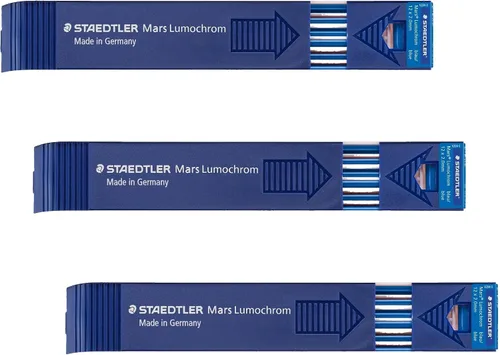 Vista 9 de Staedtler Mars - Plomo de carbono, 0.079 in, rojo, 12 plomo