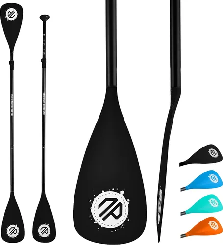 Vista 18 de niphean Remo de kayak de 4 piezas, paletas de tabla de remo ajustables, pala ligera de SUP, accesorios de tabla de remo desmontable con eje