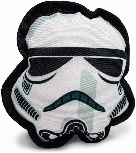 Vista 8 de Juguete para perro Buckle-Down, Star Wars, cabeza con silbato de Boba Fett de 5.0" x 6.0