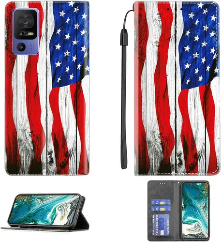 Vista 4 de Aroepurt Funda para UMIDIGI G1 Plus compatible con UMIDIGI G1 Plus Funda para teléfono Funda de piel sintética con función atril magnética CPT15