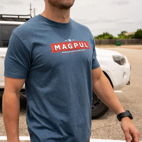 Vista 3 de Magpul Camiseta de manga corta con cuello redondo CVC para hombre