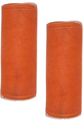 Vista 53 de YYCRAFT Paquete de 2 cintas de malla de polímero metálico de 6 pulgadas (total 20 yardas, verde manzana)