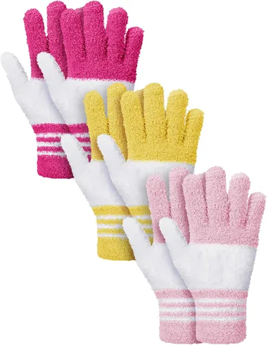Vista 8 de Patelai 12 pares de guantes de microfibra para plantas y hojas, talla S Colores surtidos