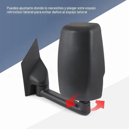Vista 4 de JDMSPEED Espejo retrovisor lateral izquierdo del conductor compatible con Chevy Express GMC Savana 1500/2500/3500 2003-2019 con ajuste manual