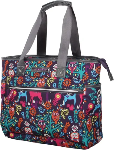 Vista 4 de Lily Bloom Bolso de mano Satchel Bolsos de hombro con asa superior Gran capacidad, Wildmaderas