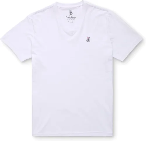 Vista 3 de Psycho Bunny Camiseta de manga corta con cuello en V para hombre