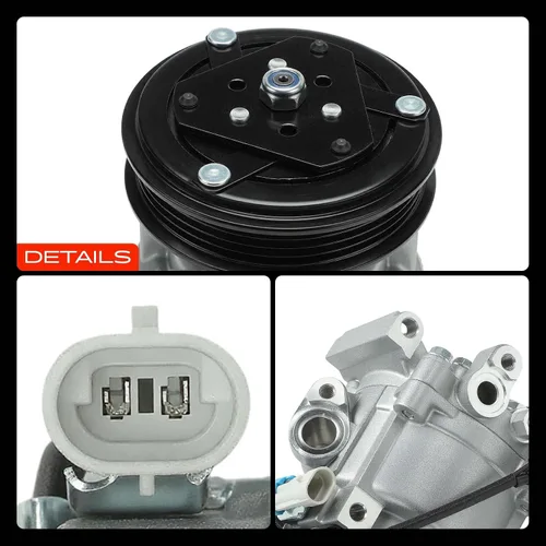Vista 9 de A-Premium Compresor A/C con embrague compatible con Chevrolet Spark 1.2L 2013-2014