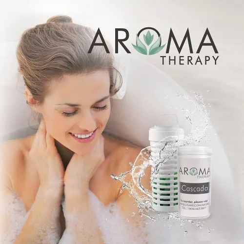Vista 2 de Caja de 10 cuentas de aromaterapia Cascada para bañeras y bañeras