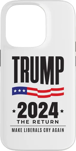 Vista 17 de iPhone 13 Pro Max Trump 2024 - The Return - Make Liberals Cry Again - Funda de elección