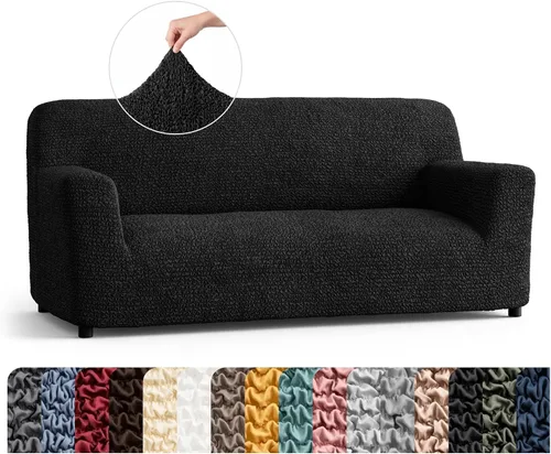 Vista 63 de PAULATO BY GA.I.CO. Funda para Silla - Funda para Sillón - Funda para Sillón - Funda de Tela Suave - Protector de Muebles Elegante de Ajuste Ceniza
