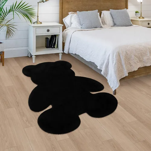 Vista 32 de Alfombra de pelo de oveja sintética de 2 pies, suave y esponjosa, bonita alfombra de felpa para guardería, habitación de niños y niñas, decoración
