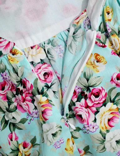 Vista 290 de Vestido de verano para niña, de algodón, con diseño floral