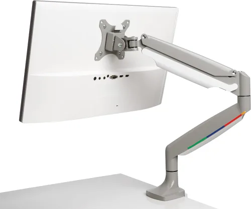 Vista 6 de Kensington SmartFit - Brazo de monitor doble ajustable en altura One‑Touch – Brazo ergonómico articulado con resorte de gas, soporta monitores