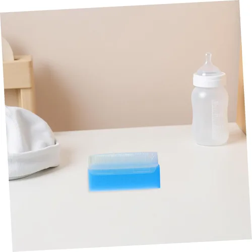 Vista 7 de Juego de 2 cepillos sensoriales para recién nacidos, cepillos de esponja de baño suaves para baby shower, entrenamiento sensorial para masaje suave