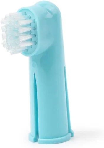 Vista 4 de YARNOW Safe Materials Pet Cepillo de dientes Set Doble Cabeza Cepillo Pluma para Perros y Gatos