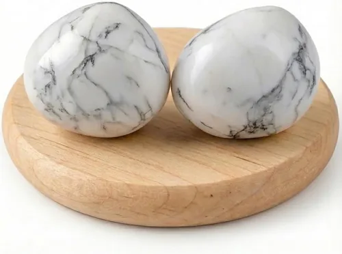 Vista 26 de Piedras de cristal de amatista pulidas - 1 pieza de 1.2" Piedra de preocupación para ansiedad, piedra de palma de bolsillo super grande, piedras