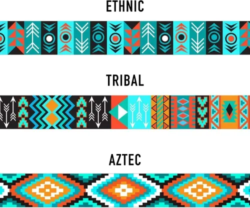 Vista 3 de CollarDirect Juego de 2 collares para gatos con campana extraíble, diseño tribal azteca de seguridad ajustable para mascotas
