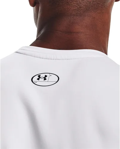 Vista 6 de Under Armour ColdGear - Camiseta ajustada de cuello redondo para hombre