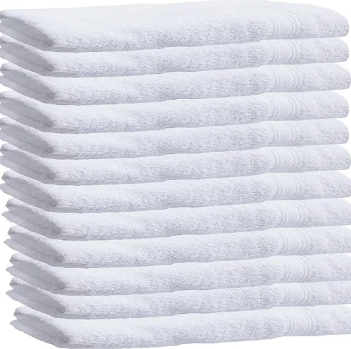 Vista 9 de Towels N More Excellent Deals - Paño de lavado (24 blanco) – Paño 100% algodón de 12 x 12 pulgadas – Paños de limpieza multiuso altamente