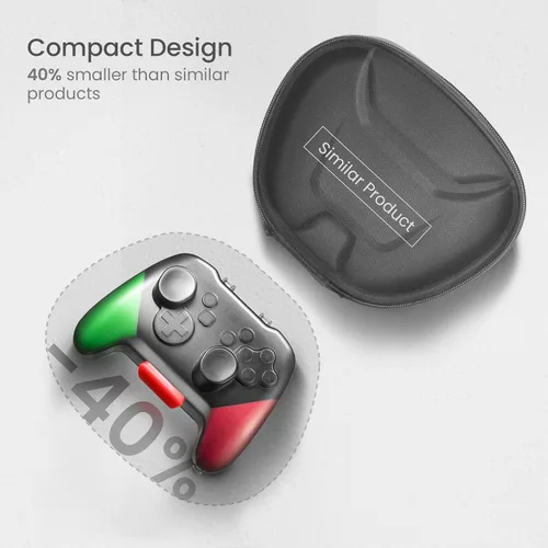 Vista 2 de tomtoc Switch Pro Controller Case, Switch Remote Hard Shell Joystick Protector for Nintendo Switch OLED Pro Controller, Shock-Proof, Anti-Scratch