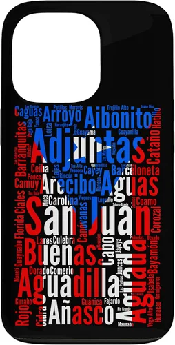Vista 10 de Funda para iPhone 17, diseño de ciudades puertorriqueñas, bandera de Puerto Rico, Boricua