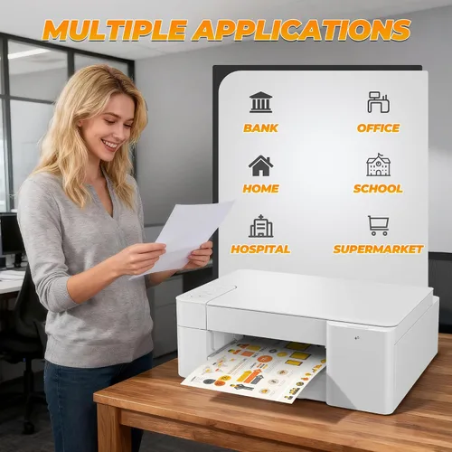 Vista 8 de LC404 - Paquete de 4 cartuchos de tinta (3000 páginas) compatibles con MFC-J1205W para impresora Brother LC404 LC404XL, funciona con impresora