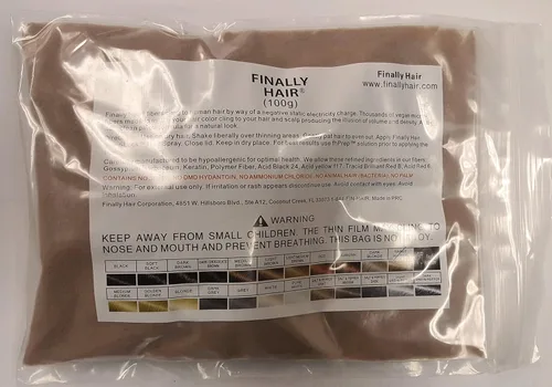 Vista 11 de Edificio de pelo fibras 100 gramos Refill su botella existente. Grado más alto por por último Hair