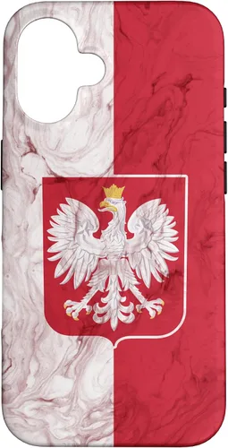 Vista 32 de Poland Flag and Elegant Background - Polish Pride Case for iPhone 17