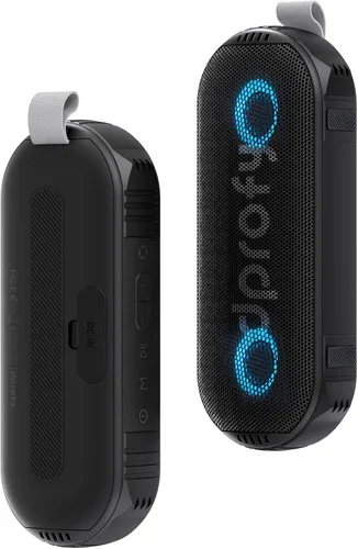 Vista 7 de Dprofy Nueva Reproducción 2 Rondas, Altavoz de Golf Magnético Bluetooth, Altavoz Portátil Pro Inalámbrico Estéreo con Bajo Profundo, Resistente al