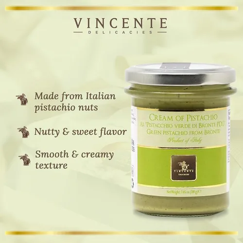 Vista 3 de Vincente Delicacies - Pasta de pistacho para pan, pastelería, helado y postre (7.05 onzas, paquete de 2)