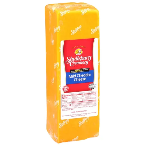 Vista 4 de Shullsburg Creamery - Queso Cheddar suave - Pan de 5 libras