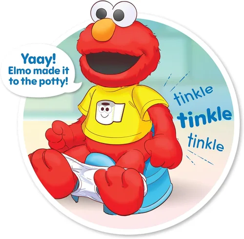Vista 3 de SESAME STREET Potty Time Elmo - Peluche sostenible de 12 pulgadas, sonidos y frases, herramienta de entrenamiento para ir al baño, juguetes