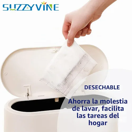 Vista 6 de Paños de barrido en seco, toallitas desechables para limpieza de suelos compatibles con Swiffer Sweeper, sin perfume, 7.87 x 11.81 pulgadas, total