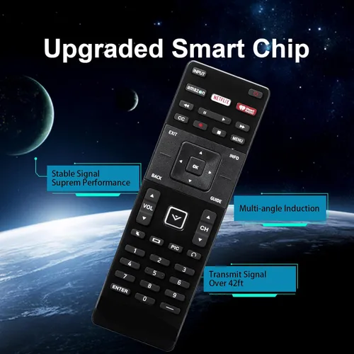 Vista 8 de XRT122 - Control remoto universal de repuesto para todos los televisores inteligentes Vizio E-Series D-Series LED HDTV