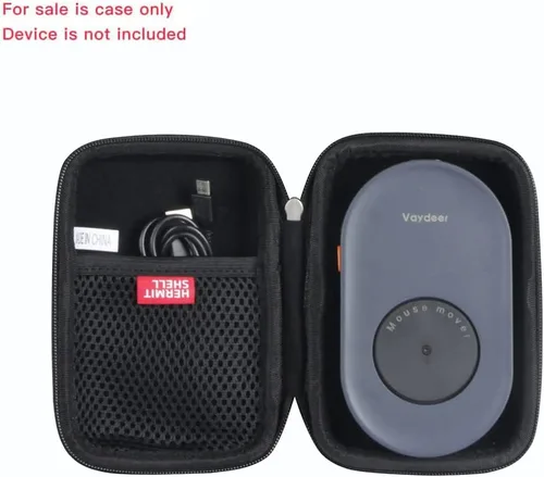 Vista 2 de Hermitshell Estuche rígido de viaje para dispositivo Jiggler de ratón indetectable Vaydeer M4