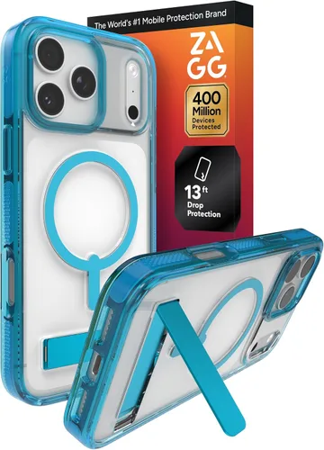 Vista 55 de ZAGG Gear4 Santa Cruz Snap Case para Apple iPhone 14, protección contra caídas D30 de hasta 13 pies (4 m), compatible con carga inalámbrica, parte