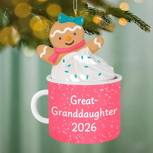 Vista 3 de Hallmark Keepsake Ornament (Great-Granddaughter Hot Cocoa Mug 2026)