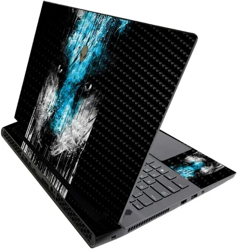 Vista 744 de MightySkins - Skin brillante con purpurina para Alienware M17 R3 (2020) y M17 R4 (2021) - Diversión de los años 90 Acabado duradero con purpurina