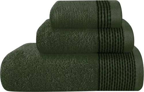 Vista 35 de Belizzi Home Juego de 3 toallas de algodón ultra suave, contiene una toalla de baño de 28 x 55 pulgadas, una toalla de mano de 16 x 24 pulgadas y un