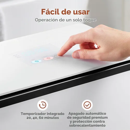 Vista 4 de SereneLife - Calentador de toallas rectangular, cubo con capacidad grande, calentador de toallas y mantas de un solo toque con tapa aislada, para 2