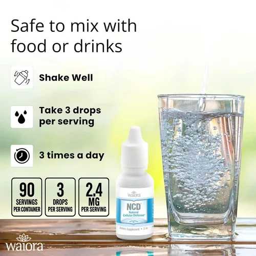 Vista 7 de Suplemento líquido natural de defensa celular (NCD), fórmula mineral y botánica avanzada, bienestar diario inmune y celular, gotas de fácil