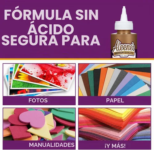 Vista 5 de Aleene's DC26425 Pegamento pegajoso sin ácidos, 4 oz.